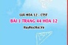 Giải bài 1 trang 44 Hóa 12 Chân trời sáng tạo SGK